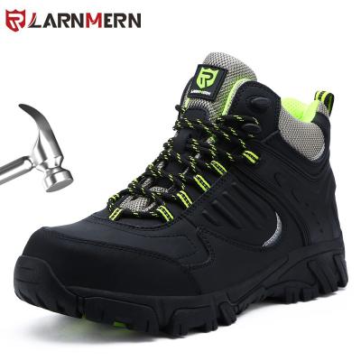 China LARNMERN Steel Toe Mens Safety Shoes S1P Breathable Steel Toe Shoes Protective Work Shoes for sale