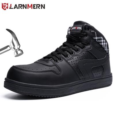 China Steel Toe Men Safety Shoes LARNMERN Toe Work Shoes Steel Construction Shoes for sale