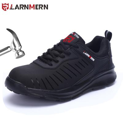 China Steel Toe Safety Shoes For Men Breathable Work Anti-Puncture Steel Toe LARNMERN Outdoor Lightweight Shoes for sale