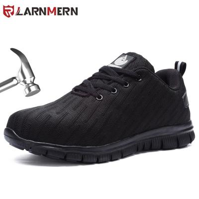 China LARNMERN Breathable Steel Toe Men Safety Shoes Steel Toe Shoes Lightweight for sale