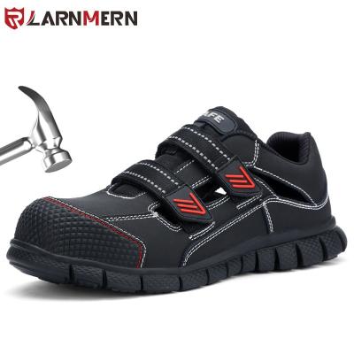 China LARNMERN Summer Men's Steel Toe Safety Shoes Breathable Steel Toe Safety Shoes Pucture Proof Work Shoes for sale