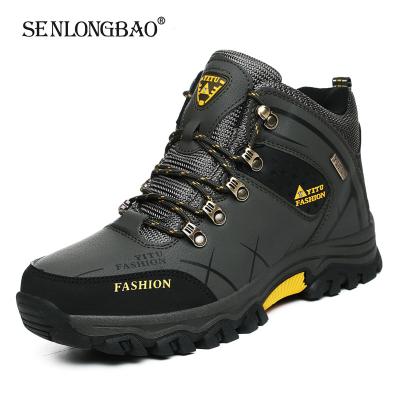 China Steel Toe Brand Men Winter Snow Boots Super Warm Mens Boots Waterproof Leather Sneakers Male Hike Boots Outdoor Work Shoes for sale