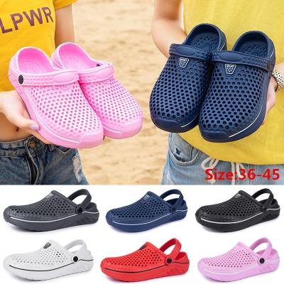 China Comfortable Men Women Slippers Lightweight Outdoor Garden Sandals Clogs Beach Water Shoes for sale