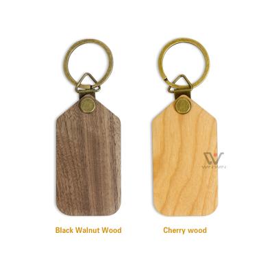 China Popular Wooden Key Chain Customization Wooden Handmade Online Wood Opens Gifts for sale