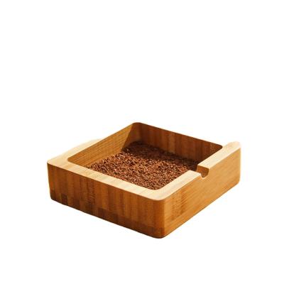 China Eco-friendly KTV Restaurant Bar Home Office Square Shape Wooden Cigarette Ashtray Vintage Wooden Ashtray for sale