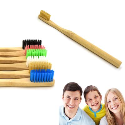 China Wholesale Reusable Natural Charcoal Organic Bamboo Toothbrush OEM Wooden Toothbrush for sale