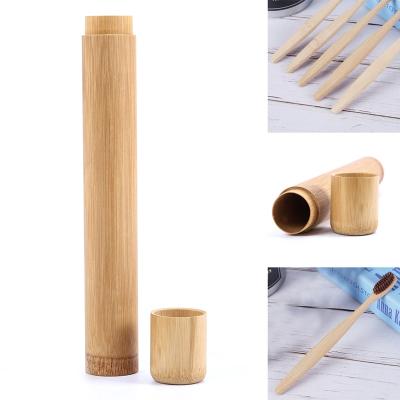 China Wholesale Disposable Portable Natural Bamboo Toothbrush Travel Toothbrush Bamboo Case For Travel for sale