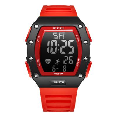 China Chronograph Digital Children Wristwatch Digital Watch Woman 44mm Silicon Multifunctional Digital Watch for sale