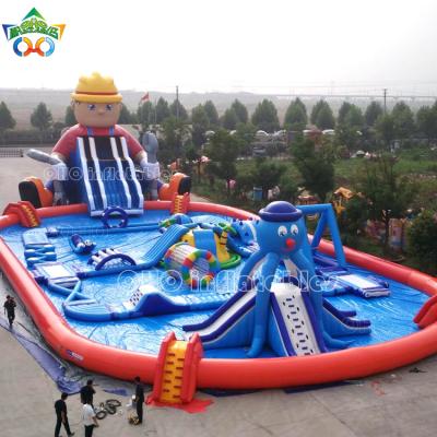 China 2020 Popular Water Proof Water Park Design Build One Stop Servise Inflatable Water Park Designer for sale