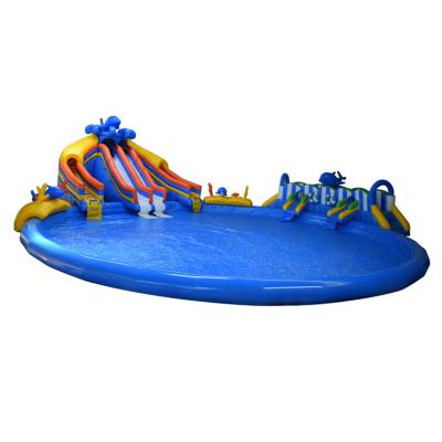 China OH Large Ocean Waterproof Theme Park Commercial Inflatable Water Park For Kids for sale