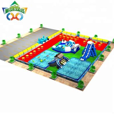 China Water park design on land the Canton OH inflatable water theme park design for action plan for sale for sale