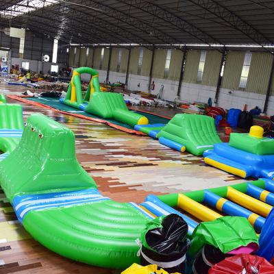 China Water Park For Adults Custom Design Adult Inflatable Obstacle Course Floating Inflatable Sea Water Park for sale