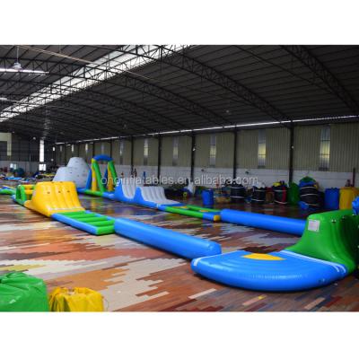 China Inflatable Water Park Floating Outdoor Commercial Inflatable Water Park Obstacle Course Floating Equipment For Adults for sale