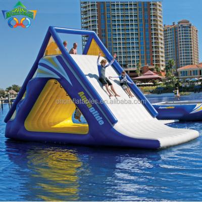 China On Sea Camping Beach Activity Lake Water Games Large Inflatable Sea Water Slide For Sale for sale