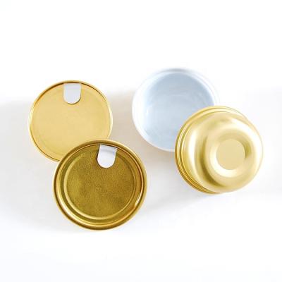 China Child Safe Pull Ring Easy To Tear Cover Aluminum Foil A300# Cookable for Bird's Nest Rolling Lids Around Aluminum Easy Peel Off Ends for sale