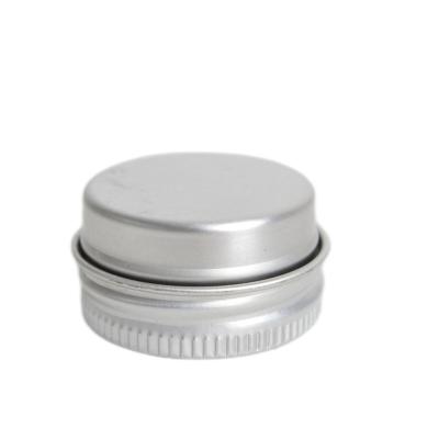 China Recycled Materials 3218# 10ml Jars Jars Eco-friendly Colorful Matte Silver Aluminum Container Metal Packaging Lid For Cosmetic for sale