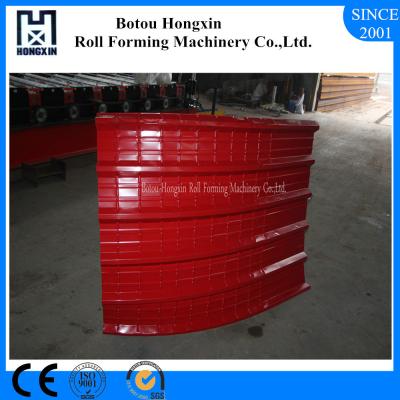 China Aluminiumplatten-Deckungs-Blatt-Kräuselungsmaschine mit Hydraulikpumpe zu verkaufen