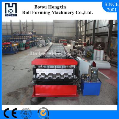 China Automatic Floor Deck Roll Forming Machine PLC Control System 980mm Cover Width for sale