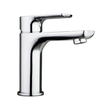 China Cast Iron Single Hole Bathroom Basin Faucet Mixer Tap Brass Certified for sale