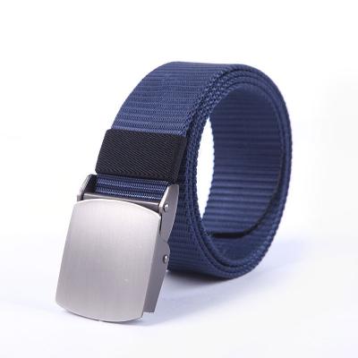 China OEM Tactical Army Uniform Belt 3.7cm Heavy Duty Canvas Webbing Belt Waist for sale