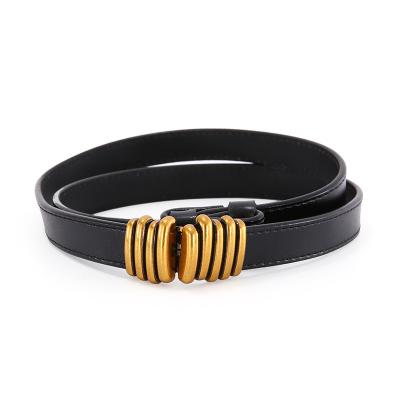 China A fantasia da forma cerca para senhoras liga Pin Thin Gold Belt Custom 1.8cm à venda