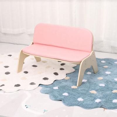 China Modern Montessori Kids Chairs Wooden Baby Sofa Chair for sale