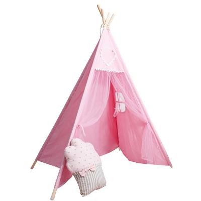 China Factory Direct Sales Boho Kids Tent Bedroom Soft Comfortable High Quality Baby Teepee Tent For Kids Play for sale