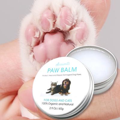 China Sustainable Pet Paw Balm Stores Wax Protection Moisturizing Paw Balm for sale