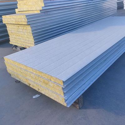 China 950mm.960mm.1000mm Precast Light Weight Mineral Wool Sandwich Fireproof Wall Panel For External Wall for sale