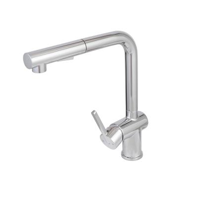 China 15YRS OEM/ODM Contemporary Factory Experience Pull-Down Sink Taps Hot And Cold 360 Degree Rotation Spring Pull Out Sprayer Kitchen Faucet for sale