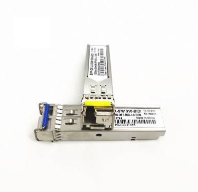 China FTTP Gigabit Single Mode Single Fiber Optical SFP Module for sale