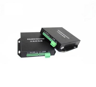 China Fttp manufacturer best quality and low price single channel bidirectional RS485 data fiber optic transceiver for sale