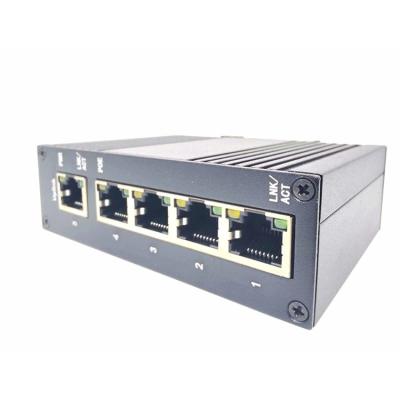 China High Quality QoS 5 Port 10/100M Class Industrial Switch Dedicated For Rail Transit for sale