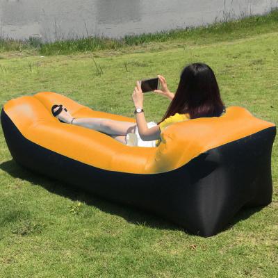 China Mummy Relaxing Inflatable Air Sofa Bed Inflatable Couch Lounger Outdoor Fast Folding Lazy for sale