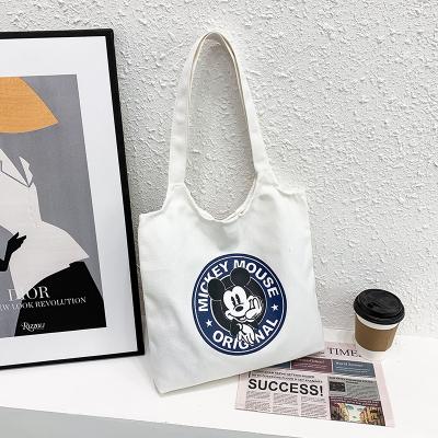 China wholesale simple eco-friendly fashion tote bags canvas cotton shopping bag 100% with logo sublimation tote bag cotton for sale