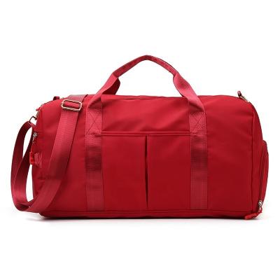 China Fashion Large Capacity Gym Duffel Bags Pink Man Women Waterproof Sports Travel Bag Small Duffel Bag for sale