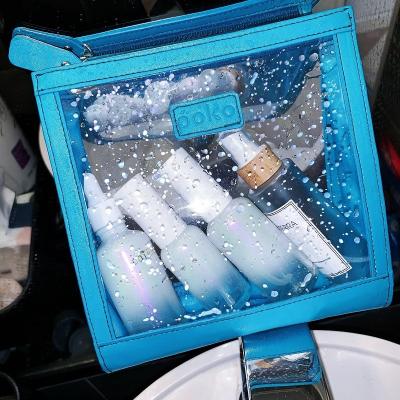 China Fashion New Products Lipstick PVC Bag Private Label Travel Storage Leather Cosmetic Pouch For Brush Holder for sale