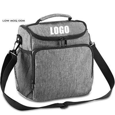 China Polyester China Factory Custom Logo Picnic Reusable Waterproof Insulated School Cooler Bag Lunch Bags for sale