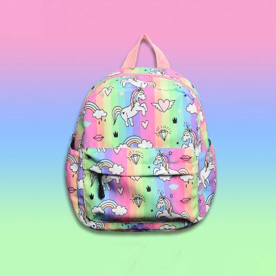 China Kindergarten 600D Cartoon Bookbag Girls Waterproof Primary Cute Kids Boys Small Mini Backpack School Bag for sale