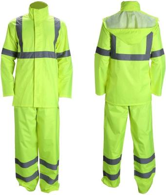 China Custom Made High Security Raincoat High Security Track Men Water Proof Wholesale Visibility Jacket Police Safety Reflective Suit for sale