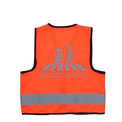 China Custom Made Fonirra Kids Water Proof Kid School Vests High Safety Hivis Safety Visibility Vest Reflective Vest for sale