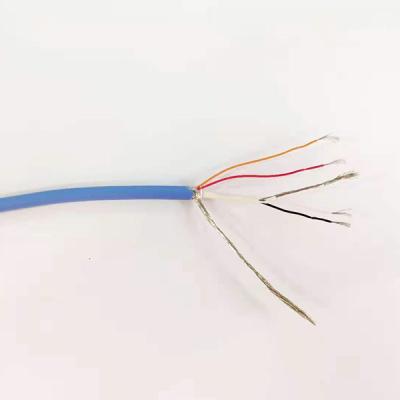 China Spo2 Sensor Cable Blue Jacket Medical Grade 4C Spo2 Cables Wires Wires for sale