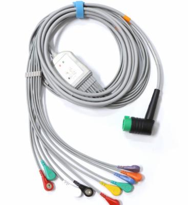 China Made In China 5 Lead ECG Electrocardiogram Cable Overhead For Medical Monitor for sale