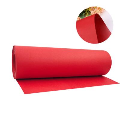 China Handmade Wholesale Custom Red Wrapping Paper Suitable For Gift Wrapping Flower Art And Craft Wrapping Paper for sale