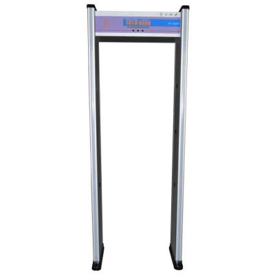 China Door frame body temperature instrument 2 in 1 walk through metal detector with temperature instruments for sale