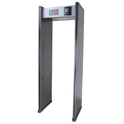 China 6 zone high sensitivity security equipment arch door frame gate walk through metal detector en venta