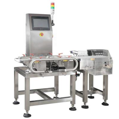 中国 Industrial high accuracy weight checker automatic conveyor carton checkweigher 販売のため