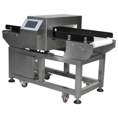 Cina seafood meat cake factory use food packaging conveyor food metal detector in vendita