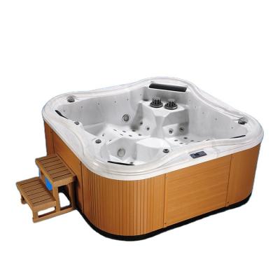 China JCAQUA Modern Surf Jets Outdoor Spa Bathtub with 5 Seat Whirlpool Outdoor Spa Hot Tub for sale