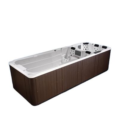 China Modern JCAQUA 6 Seats Outdoor Massage Hot Tub Salt 59 Jets Spa Pool With Jacuzi Function Spa Tubs for sale